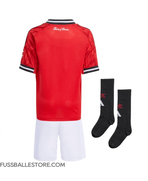 Günstige Manchester United Heimtrikotsatz Kinder 2025-26 Kurzarm (+ Kurze Hosen) Günstige Manchester United Heimtrikotsatz Kinder 2025-26 Kurzarm (+ Kurze Hosen)